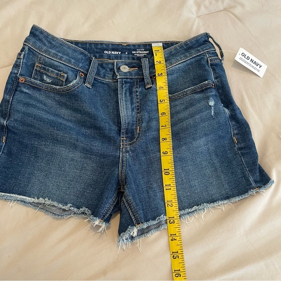 Old Navy Women's Dark Blue Jean Shorts Size 0 - Picture 5 of 5